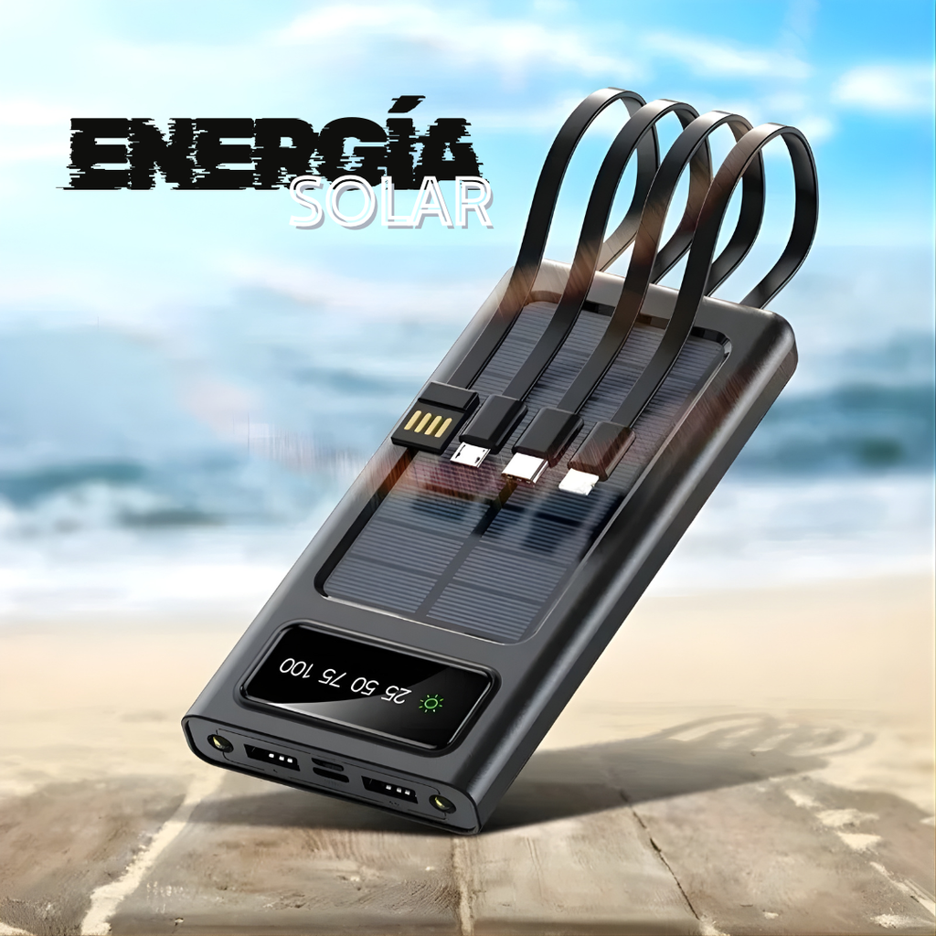 Powerbank solar cargador para celular